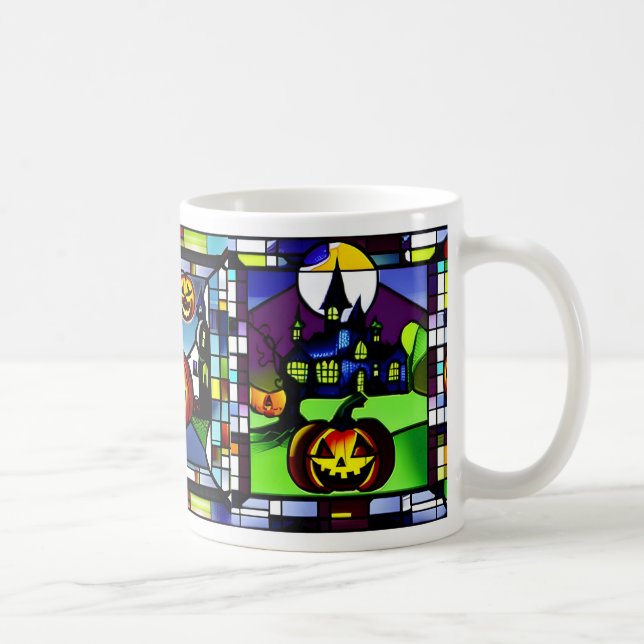 Halloween Haunted House Mug (Droite)