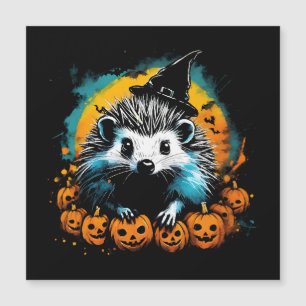 Halloween Hdgehog et citrouille mignon