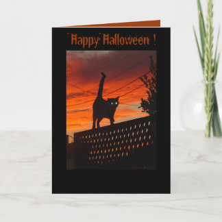 Halloween heureux huent ! Carte