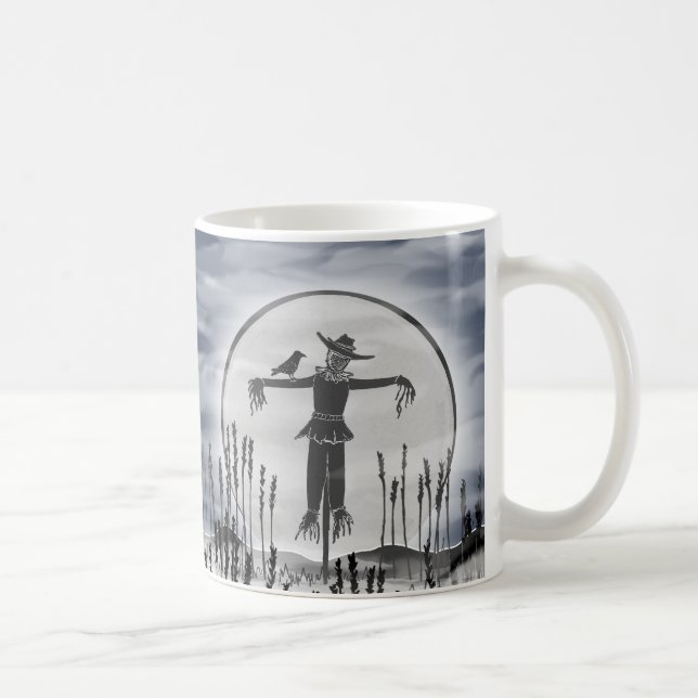 Halloween Horreur Déplaisant Scarecrow Mug (Droite)