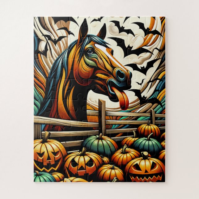 Halloween Horse 50 Piece Kids Puzzle (Vertical)