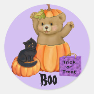 Halloween huent des autocollants d'ours