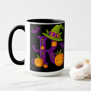 Halloween initial "R" Mug