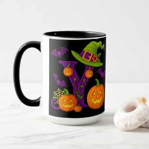 Halloween initial "Y" Mug