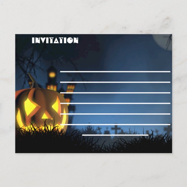 halloween invitation (Devant)