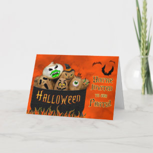 HALLOWEEN - INVITATION DES PARTIS - POMME DE TERRE