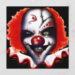 halloween invitation effrayante clown mème