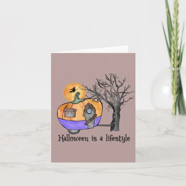Halloween Is A Lifestyle | Camper | Trailer (Devant)