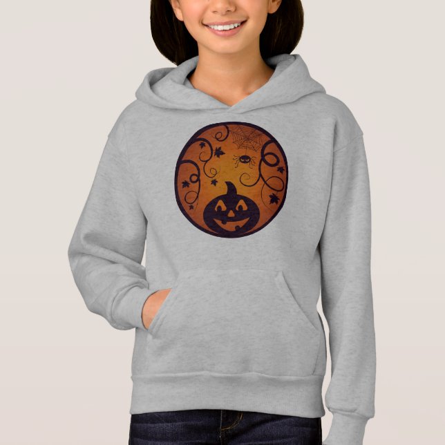 Halloween Jack-o'-lantern citrouille visage et ara (Devant)