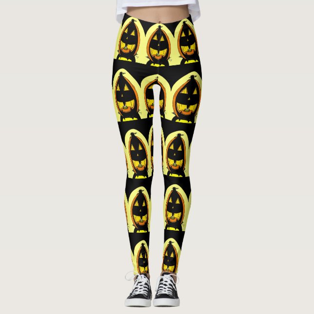 Halloween Jack o' Lantern Leggings (Devant)