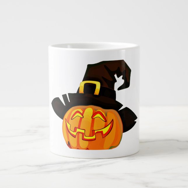 Halloween Jack-O-Lantern-Witch Mug (Devant)