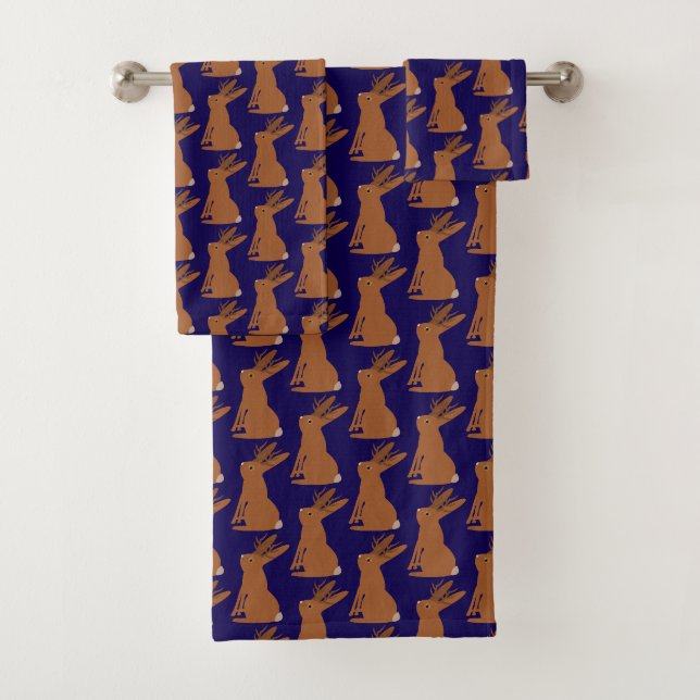 Halloween Jackalope Trick ou Treat Patterned (En situation)