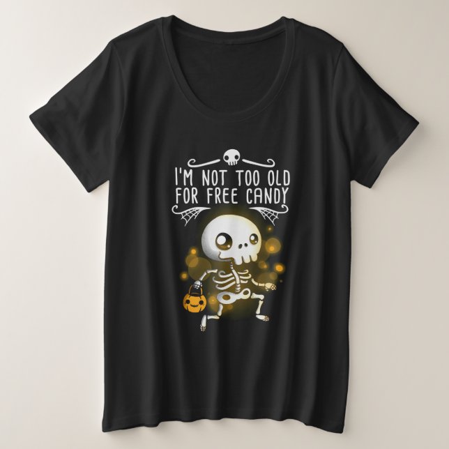 Halloween Je Ne Suis Pas Trop Vieille (Design devant)