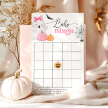 Halloween jeu de bingo baby shower d'automne