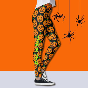Halloween Joyeux Leggings Citrouilles Pantalon de