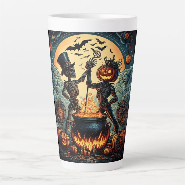 Halloween Latte Mug (Devant)