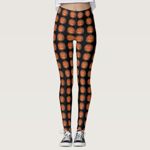 Halloween Leggings Amusants Leggings Citrouilles