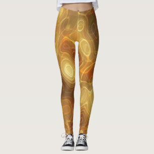 Halloween Leggings d'orange et d'or
