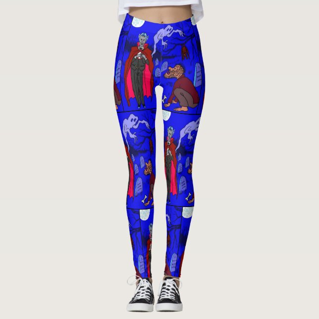 Halloween Leggings par dalDesignNZ (Devant)