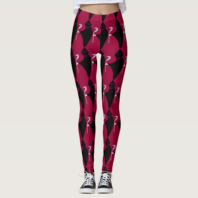Halloween Leggings Reaper Grim (Devant)