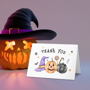 Halloween Little Boo Carte de remerciements
