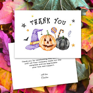 Halloween Little Boo Carte de remerciements