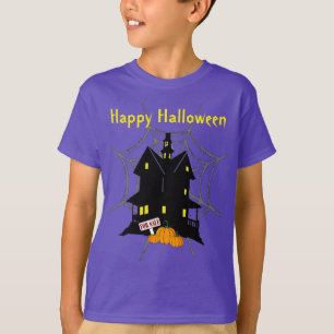 Halloween Maison Hantée À Vendre T-shirt Enfants