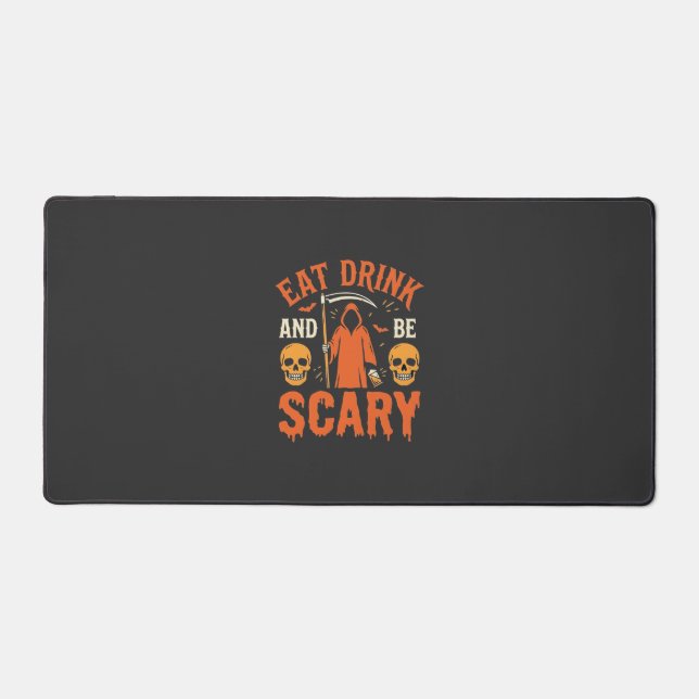 Halloween Manger Boire Soyez Terrible Faucheuse Co (Recto)