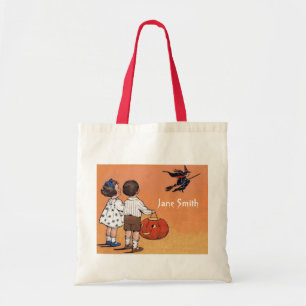 Halloween mignon sac de lotte vintage tour ou trai