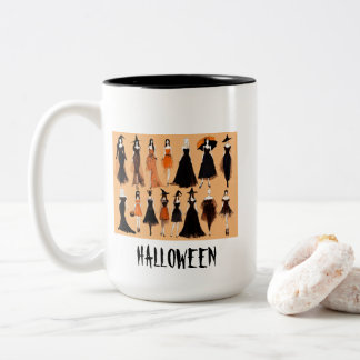 Halloween Mode stylish robes Illustration Mug