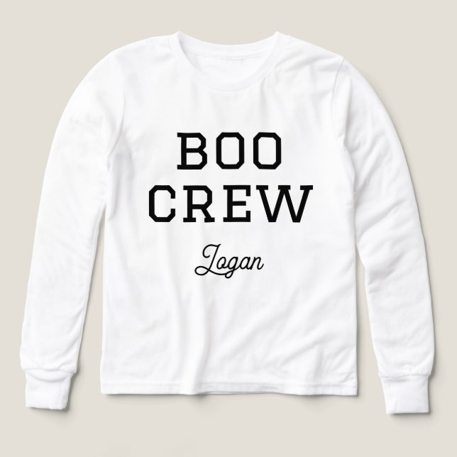 Halloween monogramme de l'équipage de bateau (Motif recto)
