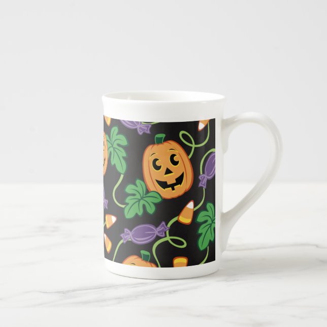 HALLOWEEN MOTIF BONE CHINA MUG (Droite)