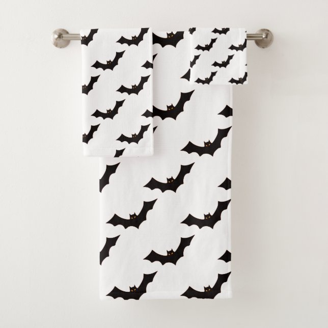 Halloween, motif de chauves-souris, farce ou frian (En situation)