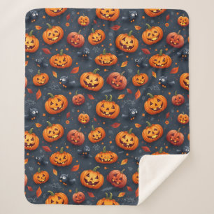 Halloween - Moyenne couverture Sherpa