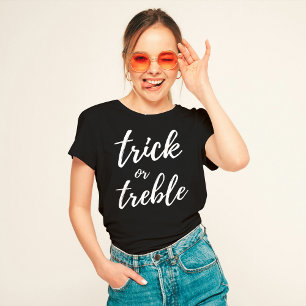 Halloween Music Teacher Trick ou Treble T-Shirt