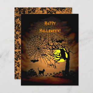 Halloween nuit Joyeux Halloween ! Papier à lettre