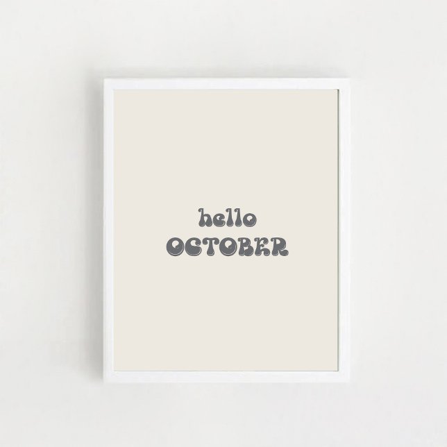  « Halloween octobre ». Affiche de typographie Hal (Créateur téléchargé)