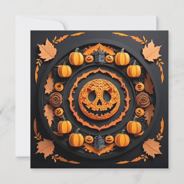 Halloween Papercuat Mandala (Devant)