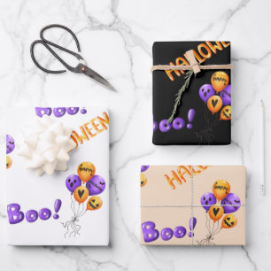 Halloween papier enveloppement, emballage cadeau
