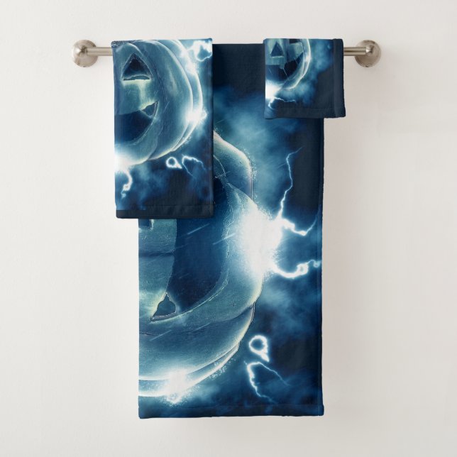 Halloween Parti mal bleu Citrouille Horreur (En situation)