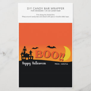 Halloween Party 1,55 oz Candy Bar Wrapper