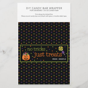 Halloween Party 1,55 oz Candy Bar Wrapper