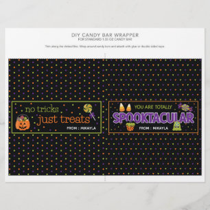 Halloween Party 1,55 oz Candy Bar Wrapper