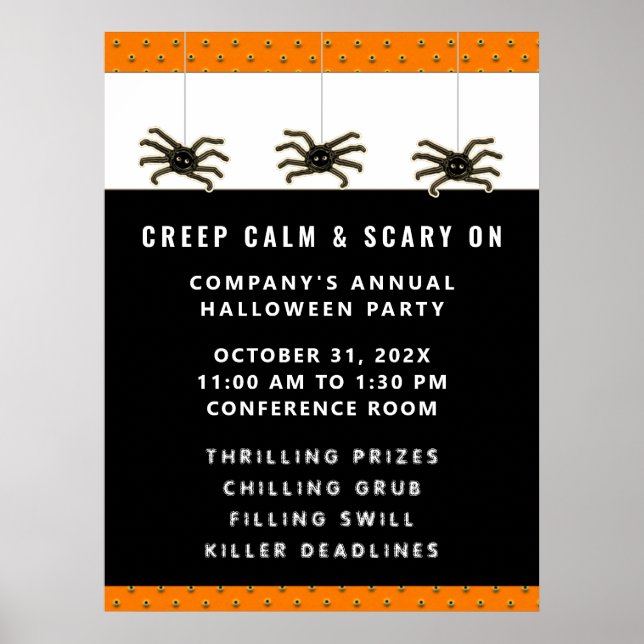 Halloween Party Event Poster (Devant)