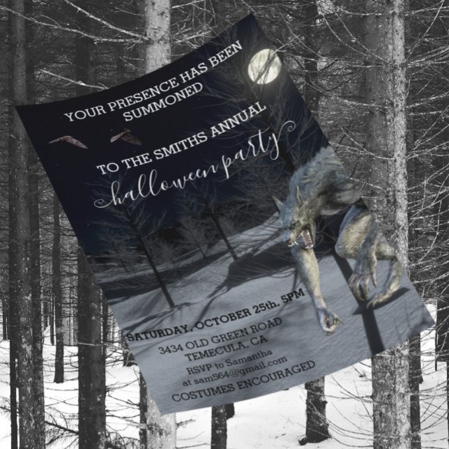 Halloween Party Hiver Werewolf Effroi (Créateur téléchargé)