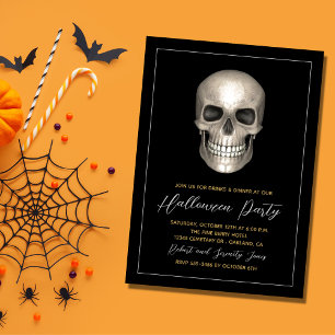 Halloween Party Skeleton Invitation