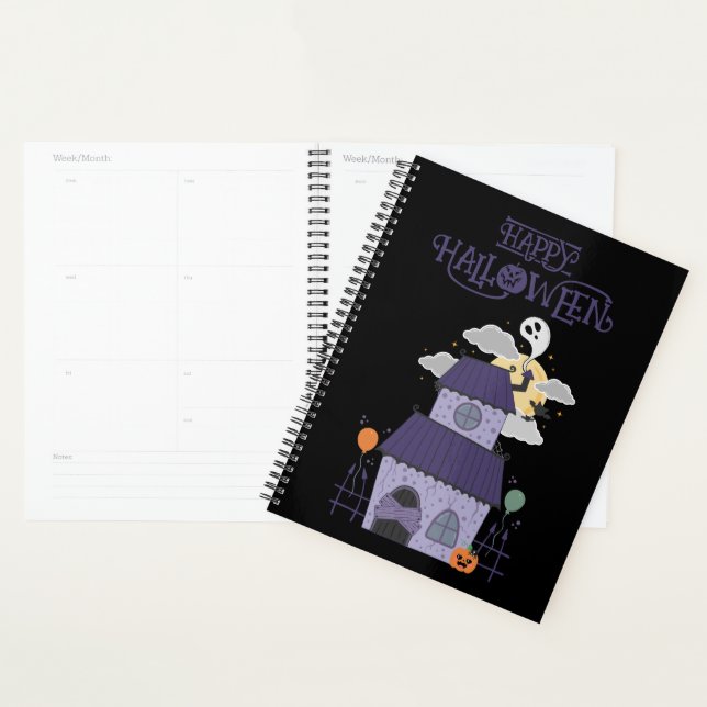 Halloween Pastel Goth Haunted House (Devant avec enveloppe)