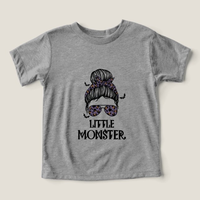 Halloween petit monstre tee - shirt (Design Recto)