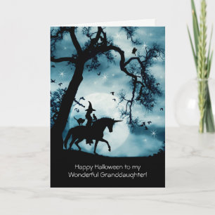 Halloween pour Grandgirl mignonne carte de cuisine
