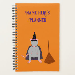 Halloween Rat sorcier et Broom Custom